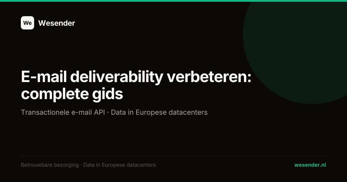 E-mail deliverability verbeteren: complete gids